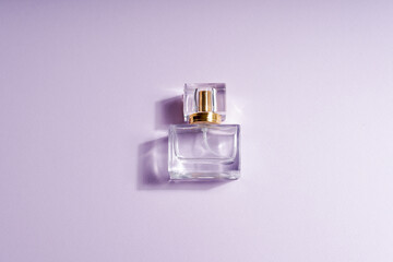 perfume bottle top view