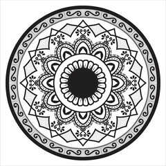 Mandala Round Ornament Pattern