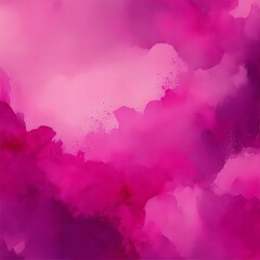Obraz premium Bright magenta watercolor canvas for vibrant artistic backgrounds