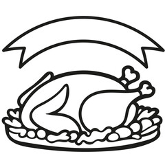 Hand drawn doodle fall themed icons