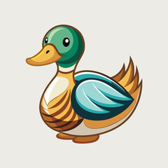 Duck vector image illustration and art work