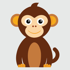 monkey vector image illustration and artwork