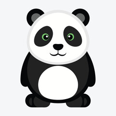 Panda vector image illustration and artwork