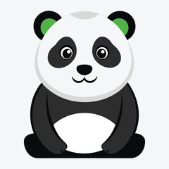 Panda vector image illustration and artwork