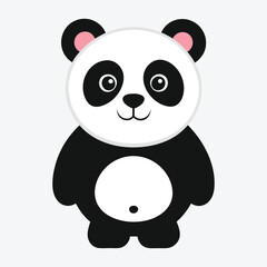 Panda vector image illustration and artwork