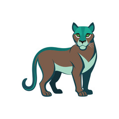 puma vector image illustration and art work