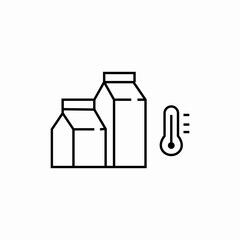 storage conditions icon sign vector