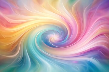 Obraz premium Softly blurred abstract background featuring a mesmerizing swirl of pastel hues, perfect for adding a touch of elegance