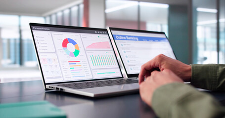 Online Bank Budget Computer App