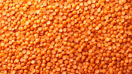 "Red lentils displayed