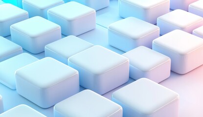 Obraz premium The Triangle Crystals have a bright blue abstract background with a mosaic creative plain pattern on top.