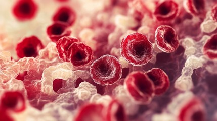 Microscopic Blood Cells