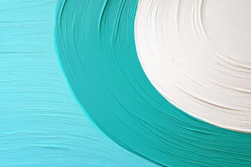 A gradient mint green teal urban wall texture. Creative urban city background for advertising mockups. Abstract open composition in a minimal geometric style.