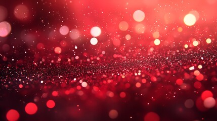 Bold red glitter wallpaper with vibrant shimmering sparkles background