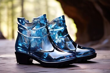  crystal cave boots boots that resemble a crystal cave with crys
