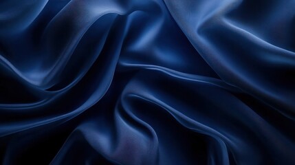 Obraz premium Abstract Blue Silk Fabric Texture