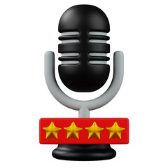 microphone  3D icon