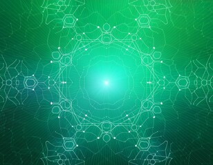 Obraz premium Creative molecule background