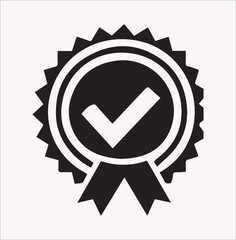 award vector silhouette on a white background