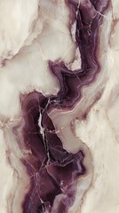Obraz premium Marble, Marbled, Purple and White, Abstract Image, Texture, Pattern Background, Wallpaper, Smartphone Cover and Screen, PC, Laptop, 9:16 and 16:9 Format