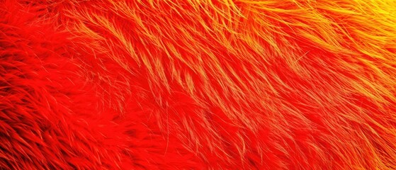 Fototapeta premium Red and Orange Fur Texture