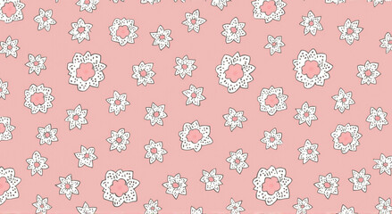 Obraz premium seamless pattern with hearts