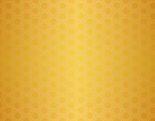 金色の亀甲文様の背景画像　年賀状用の背景イラスト