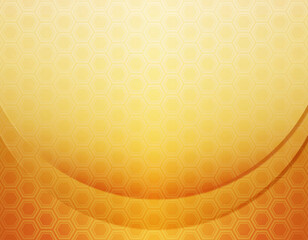 金色の亀甲文様の背景画像　年賀状用の背景イラスト