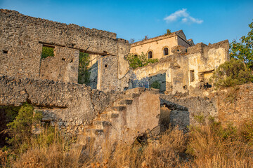 Fototapeta premium abandoned town fethiye Türkiye