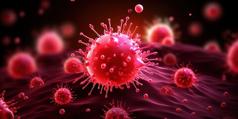 red blood cells flowing through vein