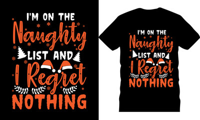 Unique christmas t-shirt design, New Merry christmas day,  typography, celebration, handdrawn unique christmas t-shirt, illustration vector EPS