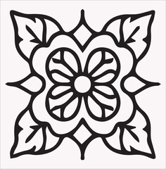 Tile Vector Silhouettes - Perfect for Flooring and Pattern Design Projects on a white background