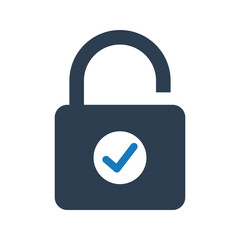 Lock check icon