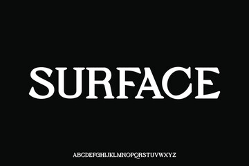 Display alphabet font vector design suitable for headline, poster, logo and many more