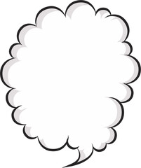 Blank Comic Conversation Bubbles
