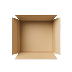 Clean and Professional Cardboard Box Mockup for Packaging and Advertising Concepts