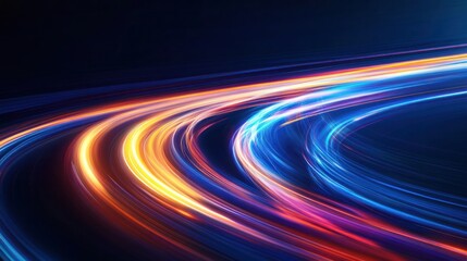 Abstract Light Trails