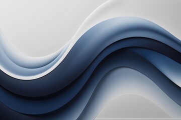 An abstract blue and while wavy background