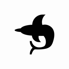 animal dolphin icon sign vector