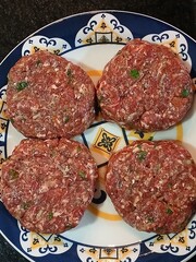 carne mo&iacute;da para hamburguer gourmet
