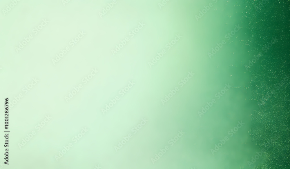 Sticker Green and white grainy noised empty space gradient background