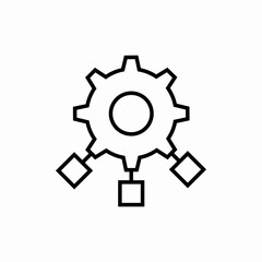 algorithm symbol icon sign vector