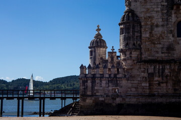 Bel&eacute;m Tower (Torre de Bel&eacute;m) is one of Lisbon's most iconic landmarks, located along the northern bank of the Tagus River in the Bel&eacute;m distrit. It was constructed between 1514 and 1520.