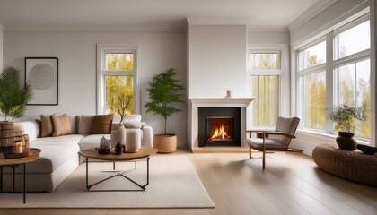 Fototapeta premium modern living room, architecture, window, office, chair, floor, decor, wall, tv, 