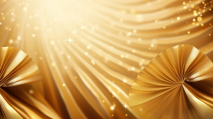 Obraz premium gold bokeh background. christmas lights background. golden christmas lights. abstract christmas background