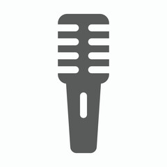 microphone icon, mic vector, mike illustration
