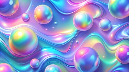 abstract holographic colorful background