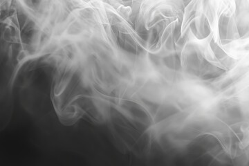 Fototapeta premium Black and white background with a smoke effect