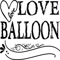 love balloon