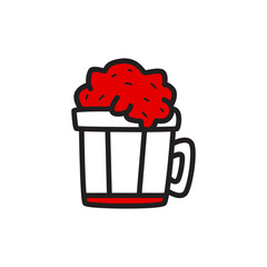 beer cartoon design vector illustration